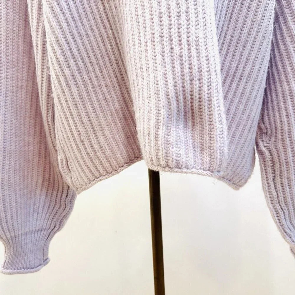 NWT SO GOODS FOR LIFE Women Long Sleeve Mock Neck Pullover Purple Sweater Sz XXL - Picture 8 of 11